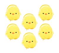 OSALADI 6pcs Plush Chick Coin Purses Chicken Shape Money Bags Lovely Easter Chick Change Pouches for Boys and Girls Easter Basket Fillers