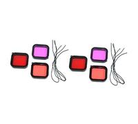 OSALADI 6pcs Protective Filter Lens Cover for Diving Compatible Camera Models Diving Protective Filter for Lens for Underwater Photography Action Cameras