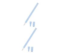 OSALADI 6pcs Stylus Pen Case Nib Cover Silicone Pencil Case Protective Pouch Accessory Kit Sky Blue for Pencil
