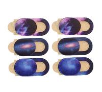 OSALADI 6pcs Web Lens Caps for Cameras Privacy Cover Simple Finger Movement Easy Install Anti-Hacking Sturdy