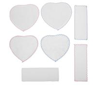 OSALADI 7pcs Blank Cross Stitch Bookmarks with Embroidery Edge Soft Nonwoven Felt Fabric for DIY Embroidery Sewing and Craft Projects Versatile Felt Bookmarks for Beginners and Group Use