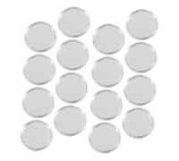 OSALADI 80pcs Transparent Coin Capsules with Dustproof Seal Round Plastic Coin Storage Protectors for Collectors Clear Display Case with Smooth Edges for Commemorative Organizer Box