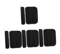 OSALADI 8pcs Car Shoulder Pad Cushions Plush Backpack Strap Hook and Closure Comfortable for Your Shoulders for Travel and Daily Use