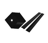 OSALADI 8pcs Cooker Hob Cover Burner Gasket Sealant Gas Stove Mat Protector Stove Gap Cover