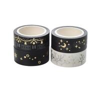 OSALADI 8pcs DIY Decorative Scrapbook Tape Paper Tapes for Arts Crafts Wrapping Party Decoration for Students