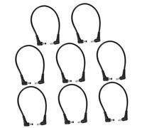OSALADI 8pcs Elbow Male Dc Power Extension Cable Right Angle Design for Monitors Pure Copper for Stable Power Transmission Compatible with Various Electronic Devices