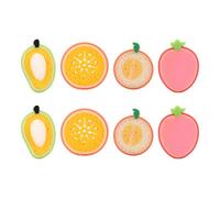 OSALADI 8Pcs Fruit-Shaped Bath Sponge Set for, Exfoliating Shower Sponges with Mango, Orange, Melon, Strawberry Designs, Soft Body Scrubbers for Bathing and Gentle Skin Care