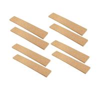 OSALADI 8pcs Natural Cork Bulletin Bar Strips Self Adhesive Frameless Cork Batten Tiles for Office Wall Decoration Memo Photo Display Panels