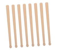 OSALADI 8pcs Solid Wood Drumsticks for Beginners Handmade Non Slip Grip Percussion Sticks for Enhanced Control and Durability Natural Wood Color for Electronic and Acoustic Drums