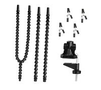 OSALADI Adjustable Soldering Station Bracket Rotating Wire Holder for PCB Alligator Clamp Helping Hands Professional Soldering Aid