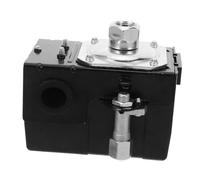 OSALADI Air Compressor Switch Industrial Air Pressure Switch Replacement Party Black Metal