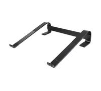 OSALADI Aluminium Alloy Laptop Stand Riser for Desk Portable Ergonomic Folding Holder Black for Home Office and Travel