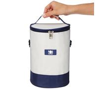OSALADI Aluminum Lined Insulated Lunch Bag Leakproof Thermal Tote with Adjustable Shoulder Strap and Handle Food Cooler for Picnic School and Travel 9.84X7.09X7.09In