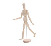 OSALADI Articulated Jointed Wooden Mannequin with Flexible Joints and Stand for Drawing Painting Home Office Decoration Educational Art Tool for Artists