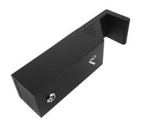 OSALADI Ashtray Cigarette Butt Receptacle Outdoor Wall Mounted Stainless Steel with Lockable Bottom Cover and Weatherproof Design Low Maintenance for Hotels and Courtyards