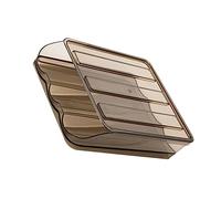 OSALADI Automatic Scrolling Egg Storage Box Stackable Fridge Egg Holder with Visible Design for Easy Access and Organization for Freshness and Cleanliness