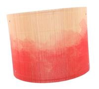 OSALADI Bamboo Pendant Light Shade Hanging Lampshades Comfortable Touch Sturdy Simple Yet Elegant Design Modern Style Fit for E27 Bulb for Hotels and Restaurants