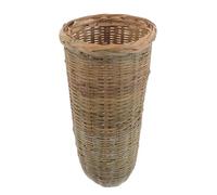 OSALADI Bamboo Wine Strainer Woven Brew Basket and Large Filter Basket for Beer Brew, Cylinder Shape User-Friendly Structure and Quick Cleaning Feature, for Homebrew and Small Scale