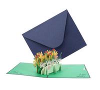 OSALADI Blessing Greeting Card Creative Get Soon Paper Card with Envelope Fine Workmanship and Color Pattern DIY Inspirational Quotes Suitable Random Color