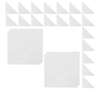 OSALADI Book Corner Protectors 500pcs - Transparent PE Page Corner Protectors for Notebook Workbook - Edge Curl Protection for Office Tasks Student Tasks