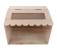 OSALADI Brooder Box for Chicks and Ducklings with Heating Plate, Small Wooden Breeding Box 40X30X30Cm, Incubator for Hatching Eggs Suitable for Quail and Poultry Raising