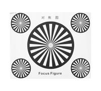 OSALADI Camera Focus Test Chart 40X30Cm Adhesive Resolution Test Card for Cctv Ip Camera Lens Calibration and Ptz Surveillance Focus Adjustment Tool