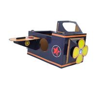 OSALADI Cardboard Airplane Costume Airplane for Pretend Play Design for School Projects and Outdoor Adventures Inspiring Imaginative Fun