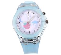 OSALADI Cartoon Silicone Wrist Watch for Boys and Girls Breathable Design Accurate Timekeeping for Students Strawberry Pattern