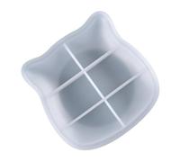 OSALADI Cat-Shaped Resin Casting Mold Irregular Silicone Tray for DIY Jewelry Holder Storage Box Versatile Fruit Plate Soap Dish for Home Decoration Craft Projects