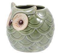 OSALADI Ceramic Owl Shaped Cocktail Wine Cup Funny Bar Mug for Home Use Desktop Decor Festival Drinking Glass