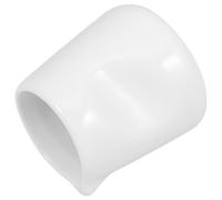 OSALADI Ceramic Small Milk Jug Creamer Pitcher Pure White Mini Milk Dispenser for Coffee Syrup and Cream Serving in Home Kitchen