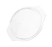 OSALADI Clear Microwave Plate Cover Lid For Food Heat Resistant Splatter Guard For Microwave Oven Kitchen Gadget For Dish Heating Serving Glass Lid