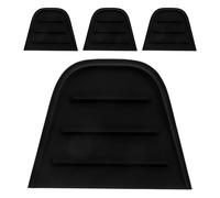 OSALADI Corner Protector 4 pcs PVC Black Corner Guards for Toolbox and Suitcase Transport