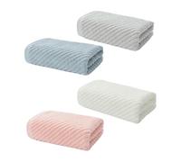 OSALADI Cotton Face Washing Towels 4pcs Set 32-ply Soft Supple Washcloths Water Absorbent Multi-color for Home Skin Care and Daily Face Cleansing