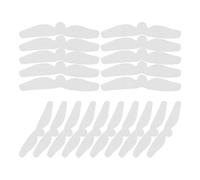 OSALADI Cotton Tummy Sweat Pads 20Pcs White Non-Woven Fabric, Moisture-Absorbing Belly Liners for Female Sports and Rash Protection Daily Sweat Relief Shirt Liners