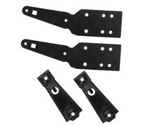 OSALADI Couch Clips Sectional Sofa Interlocking Connectors for Enhanced Stability Security Fasteners for Massage Chairs Furniture Black Finish Scratch Resistant