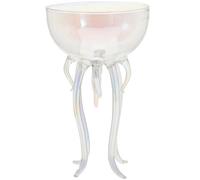 OSALADI Creative Octopus Jellyfish Cocktail Goblet 150Ml Colored Glass Wine Goblet Vintage High Stem Liquor Glass for Bar Party Household Use