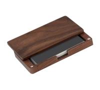 OSALADI Creative Portable Magnetic Business Card Holder Lightweight Case for Travel Seminars Daily Use Easy to Clean Stylish Design