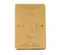OSALADI Creative Skull Pattern Playing Cards Deck with Khaki Paper Material Featuring Good Toughness and Excellent Hand Feeling, for Personal Use or Gift in Board Game Poker