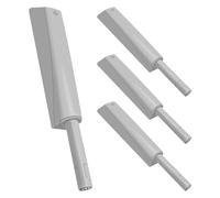 OSALADI Cupboard Latch 4pcs Push Catch Door Drawer Push Open System ABS Automatic Rebound Simple Installation Wardrobe Door Handle-Free Accessory