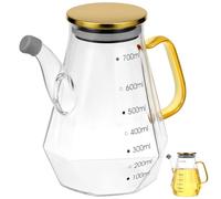 OSALADI Diamond Oiler Non Drip Honey Bottles Glass Water Jug Simple Syrup Syrup Oil Pourer Glass Oil Dispenser Large Container Olecranon Olive Oil Lecythus