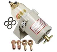 OSALADI Diesel Fuel Water Separator 500fg 500fh with Bolt-on Design for Marine Engines and Generator Fuel Filters, Stainless Steel Construction, Efficient Water Separation for Boats