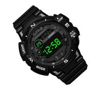 OSALADI Digital Watches for Men with Waterproof and Luminous Design, Electric Wristwatch Featuring PVC, Stainless Steel, Glass and Resin Materials, Sports Watches for Students