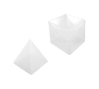 OSALADI DIY Silicone Pyramid Mold for Casting Ornaments and Desktop Decorations Non-Stick Flexible Epoxy Resin Craft Mould with High Tear Strength Easy to Clean and Separate for Handmade