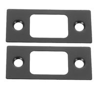 OSALADI Door Bolt Lock Reinforcement 2pcs Stainless Steel Striker Plate Covers Easy Install