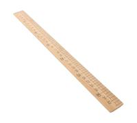 OSALADI Double Sided Bamboo Dressmaking Ruler Lightweight Accurate Measuring Tool for Garment Cutting and Clothing Design Portable Scale for Beginners and Professionals