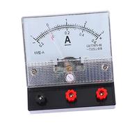 OSALADI Dual Range Dc Ammeter 0.6a and 3a Plastic Electricity Current Measurement Equipment for Physics Experiment, Student Electrical Circuit Tool for Science Education