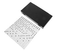 OSALADI Dual Six Braille Dominoes Game Set with Raised Dots and Lightweight Resin Tiles and Weak Sight Individuals, for School Use and Family Gatherings