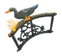 OSALADI Duck Decorative Cast Iron Garden Hose Holder Wall Mounted Rack
