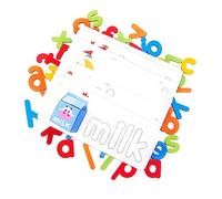 OSALADI Early Educational Learning Toys Boys and Girls English Words Spell Blocks Wooden Alphabet Puzzle Game